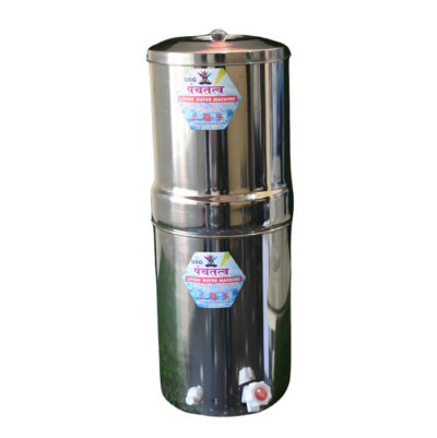 2 pot LivingWater machine with single tap for alkaline and purified drinking water