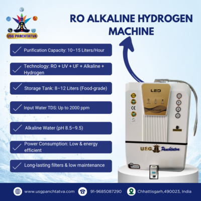 RO ALKALINE HYDROGEN MACHINE