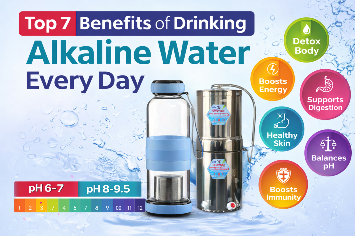 Top 7 Benefits of Drinking Alkaline Water Every Day