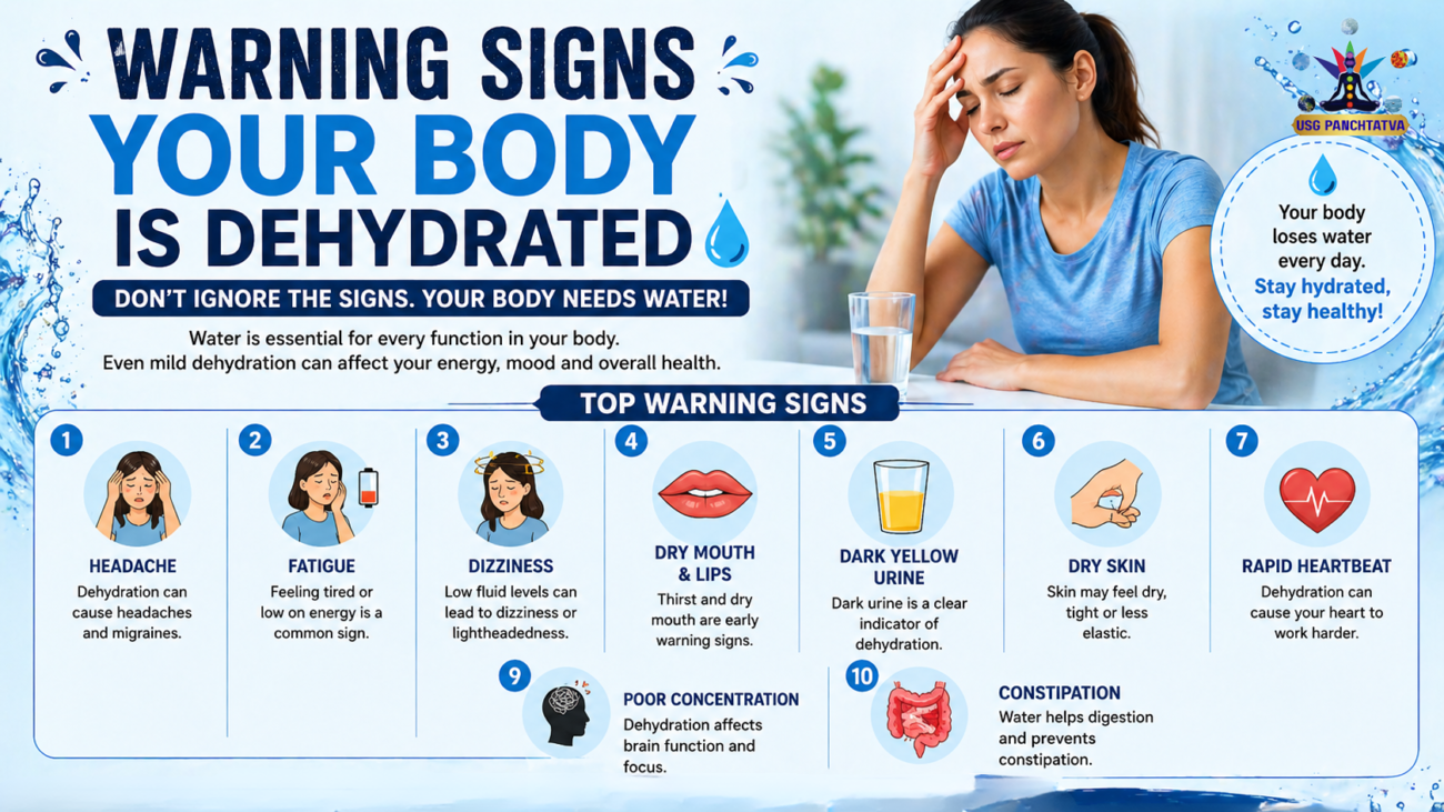 Warning Signs Your Body Is Dehydrated